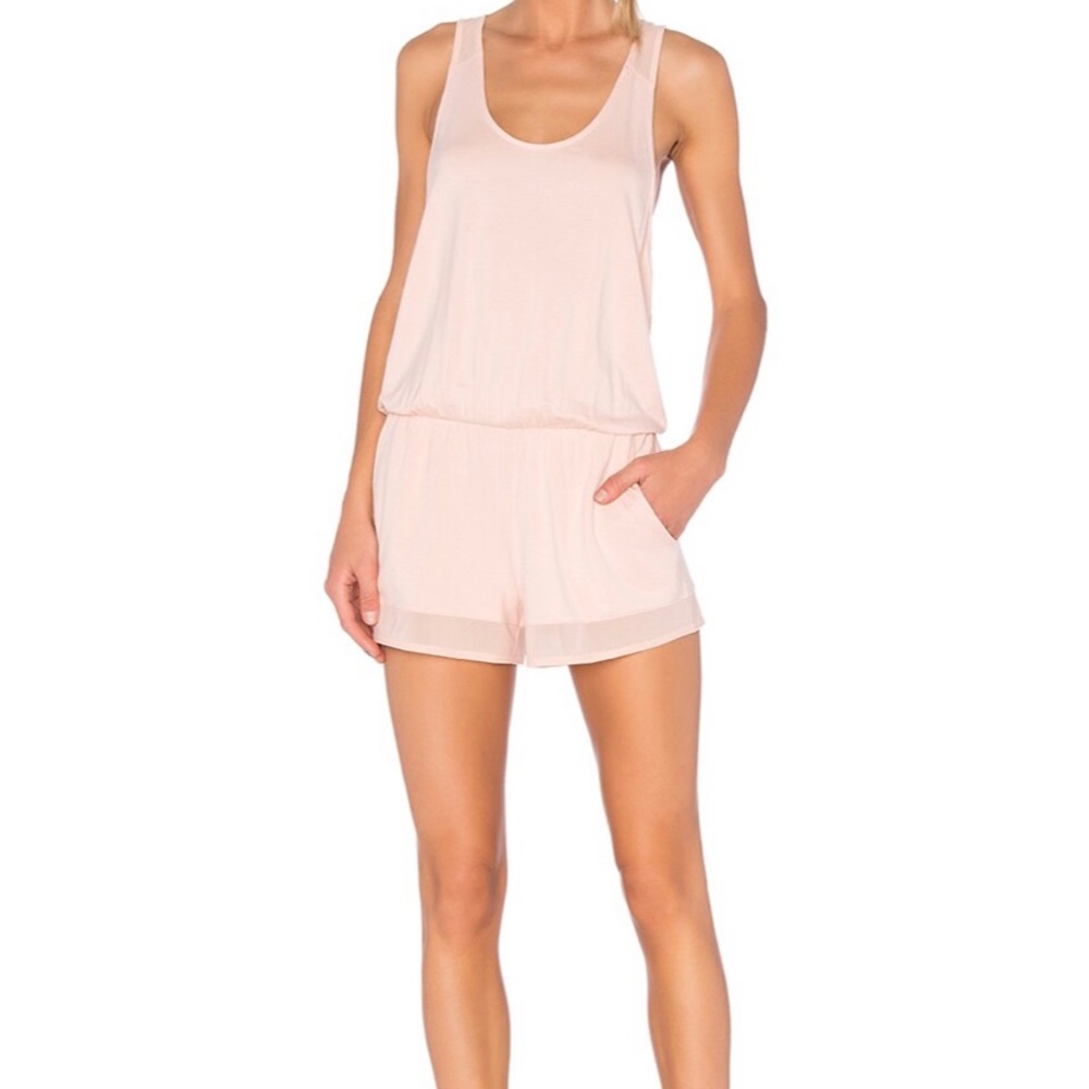 ALO YOGA peach romper